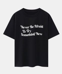 Slogan Print Drop Shoulder Oversize T-Shirt