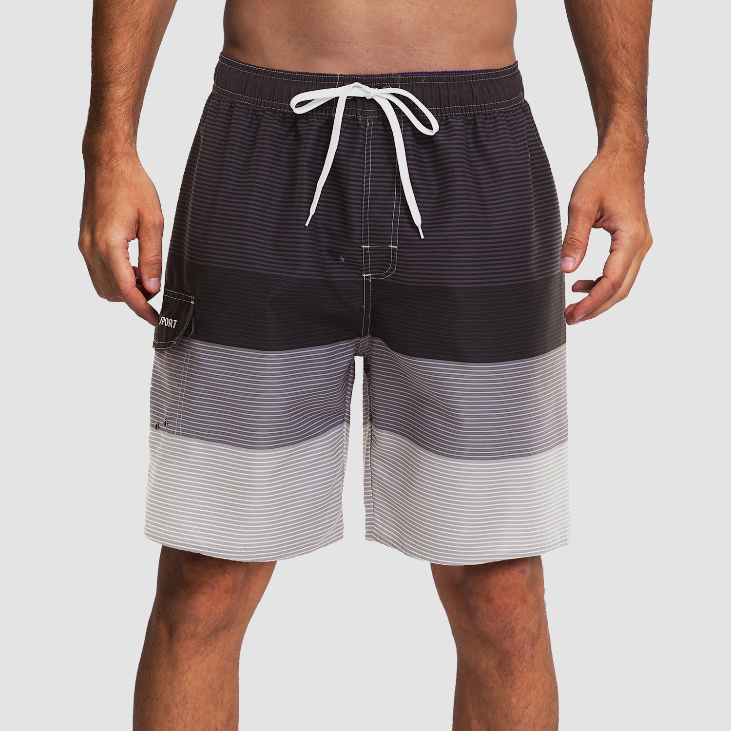 Men's Swimming Trunks with One Pocket Quick Dry Beach Shorts with Mesh Lining - Image 10