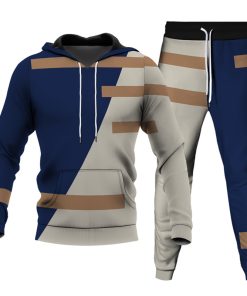 Men's Personalized Printed Hoodie Set 023