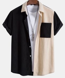 Alternative view of Two Tone Corduroy Shirt & Corduroy Shorts