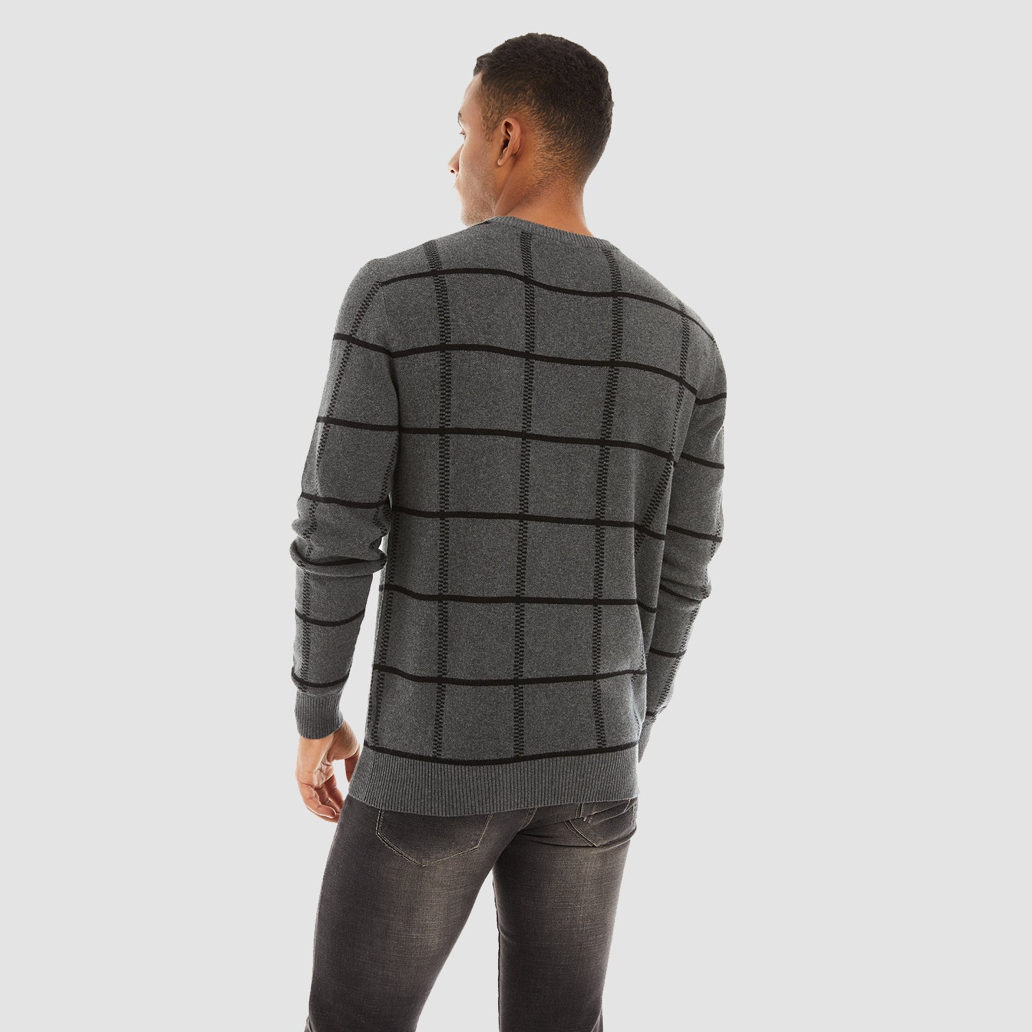 Men's Casual Knitted Sweaters Crewneck Pullover Cotton Sweatshirt Soft Lightweight Autumn - Image 7