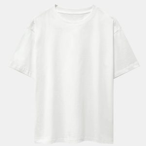 Slogan Floral Back Print Oversize T-Shirt