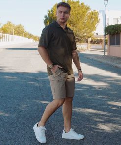 Men's Casual Quick-Dry 5 Pockets Cargo Short