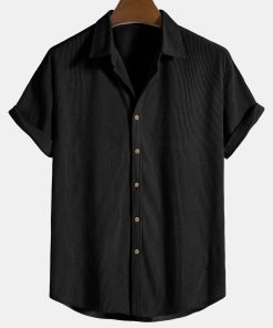 Alternative view of Corduroy Button Up Short Sleeved Shirt