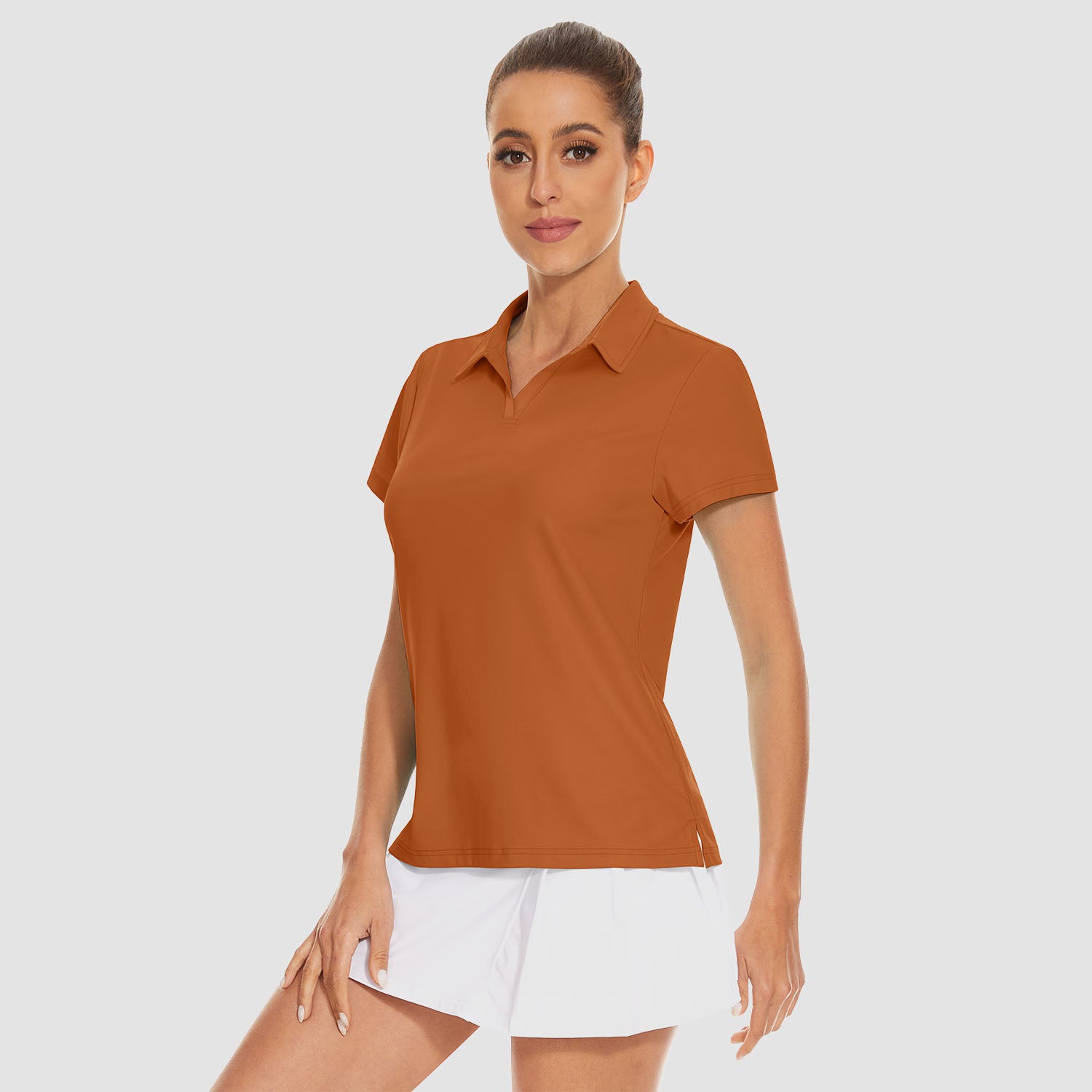Women's Golf Polo Shirts V Neck UPF 50+ Collared Tennis Shirt Lightweight Quick Dry - Image 20