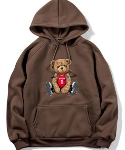 Alternative view of New York Bear Print Hoodie