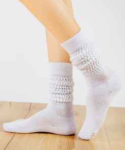 Alternative view of 1pair Solid Crew Socks