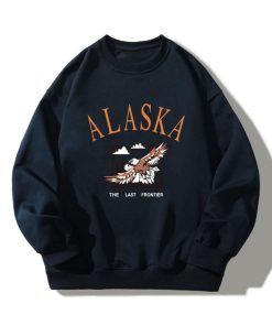 Alternative view of Alaska Eagle Print Relaxed Sweatshirt