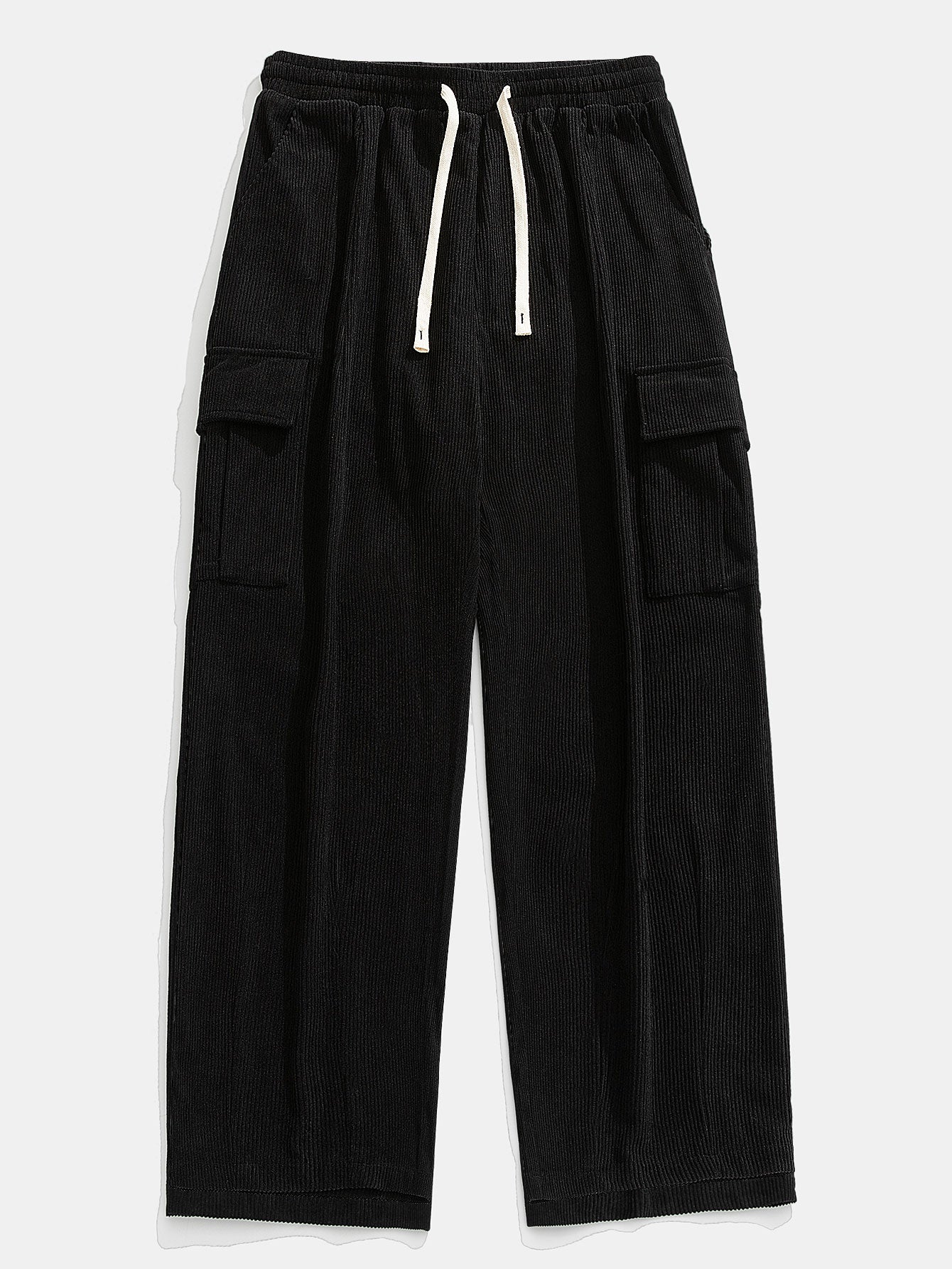 Los Angeles Print Heavy Weight Oversize T-Shirt & Loose Fit Corduroy Cargo Pants - Image 6