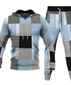 Men's Personalized Printed Hoodie Set 002