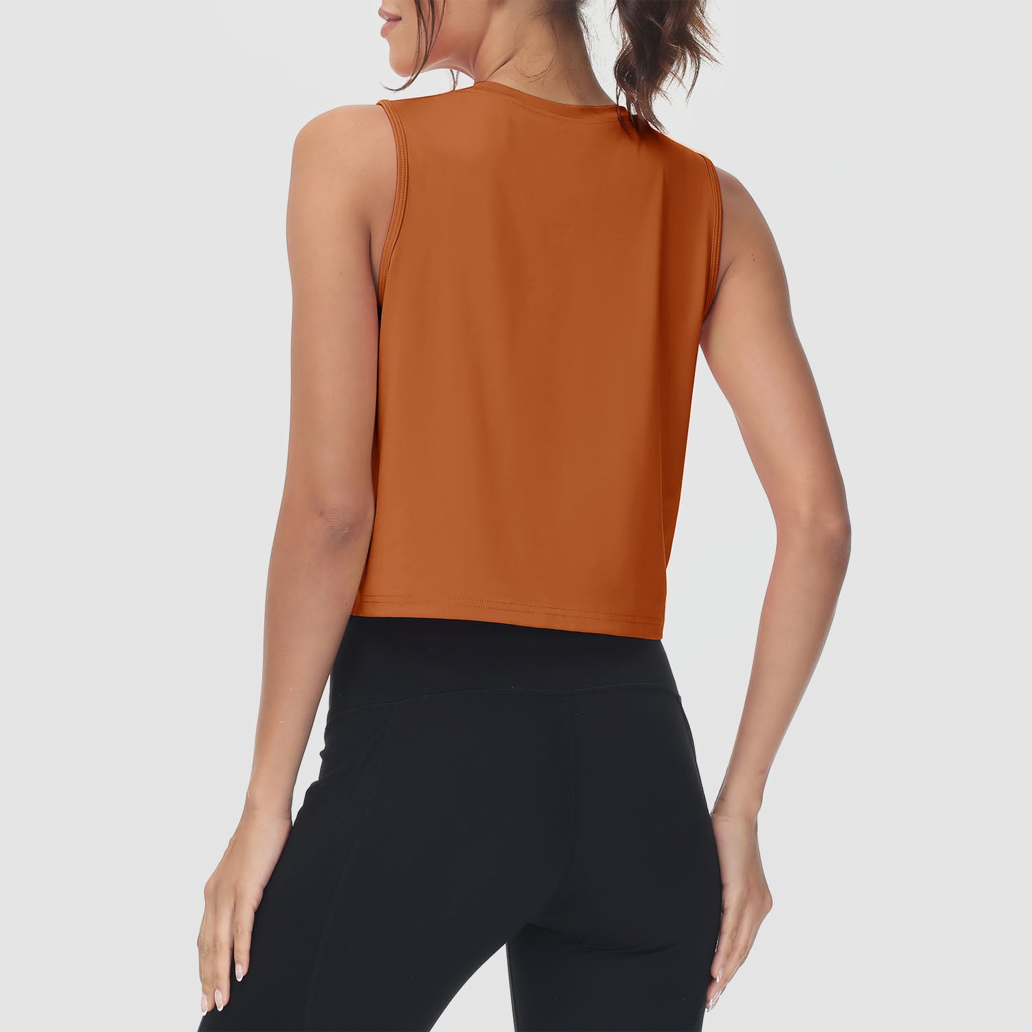 Crop Tops for Women Athletic Running Workout UPF 50+ Cropped Tank Tops - Image 24