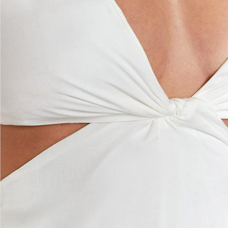 Women's V-neck Personality Design Waistless Sexy Dress - Image 2