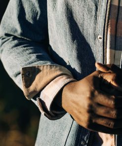 Alternative view of The Workhorse Jacket in Fletcher Wash Organic Selvage