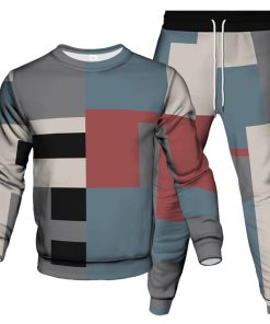Alternative view of Men's Casual Personality Print Suit 002