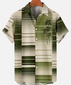Alternative view of Suitmens Men's Hawaiian Bowling Print Shirt Three-Piece Set 048
