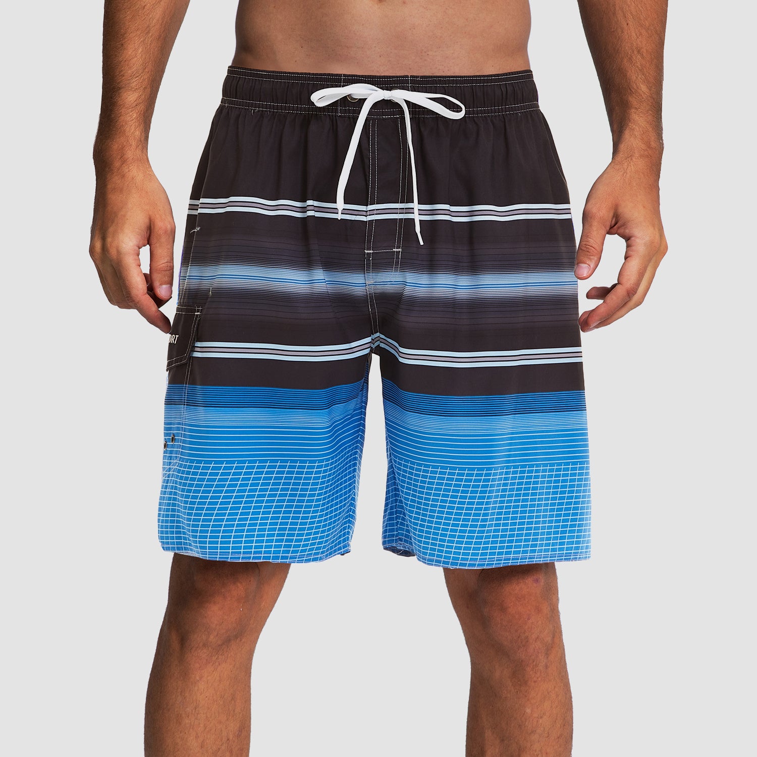 Men's Swimming Trunks with One Pocket Quick Dry Beach Shorts with Mesh Lining - Image 6