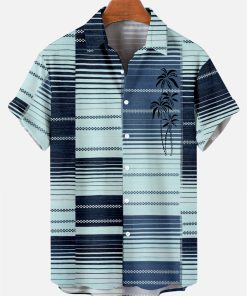 Alternative view of Suitmens Men's Hawaiian Bowling Print Shirt Three-Piece Set 049