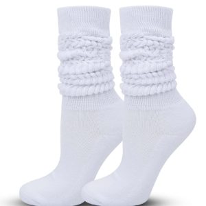 1pair Solid Crew Socks