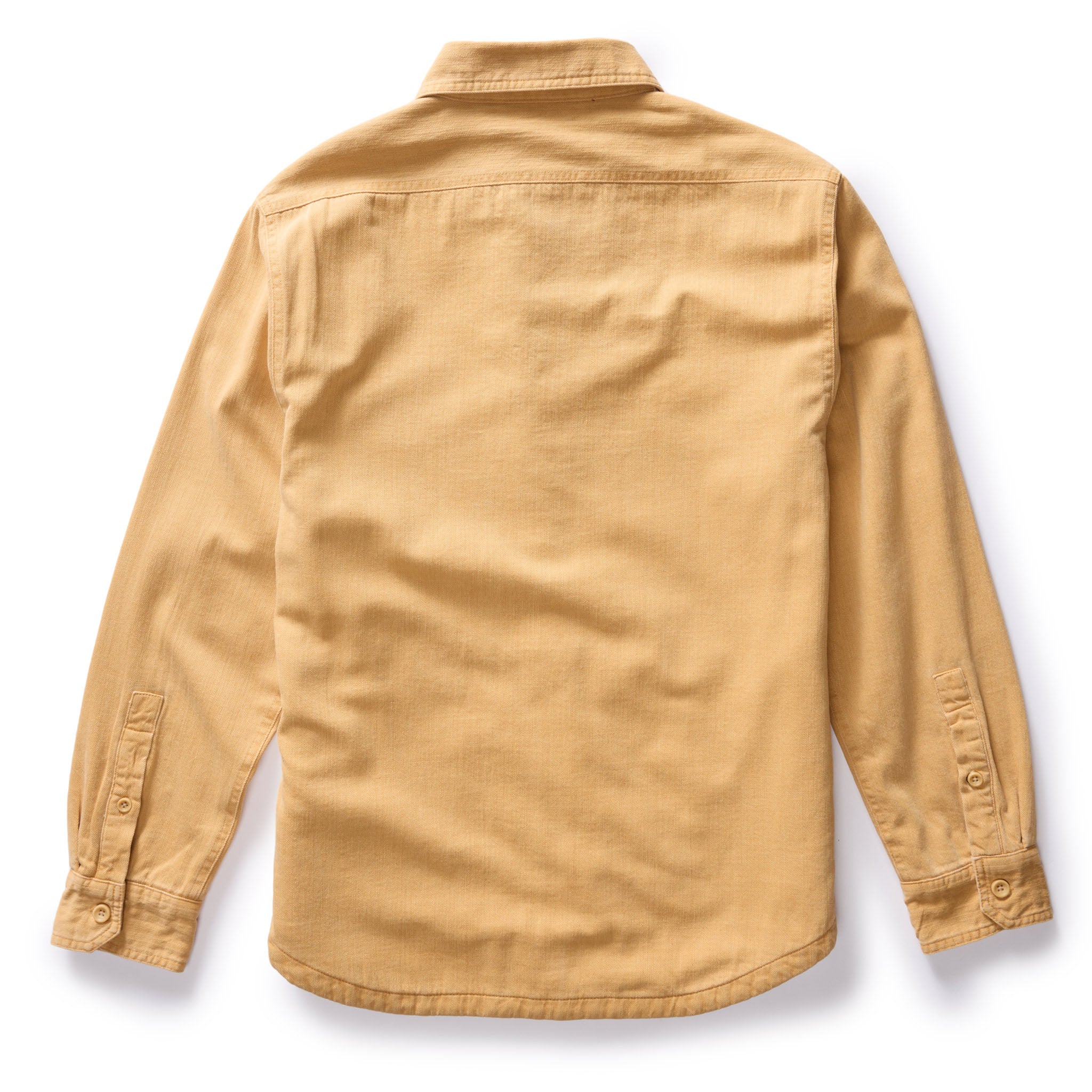 The Lined Utility Shirt in Wheat Denim - Image 5