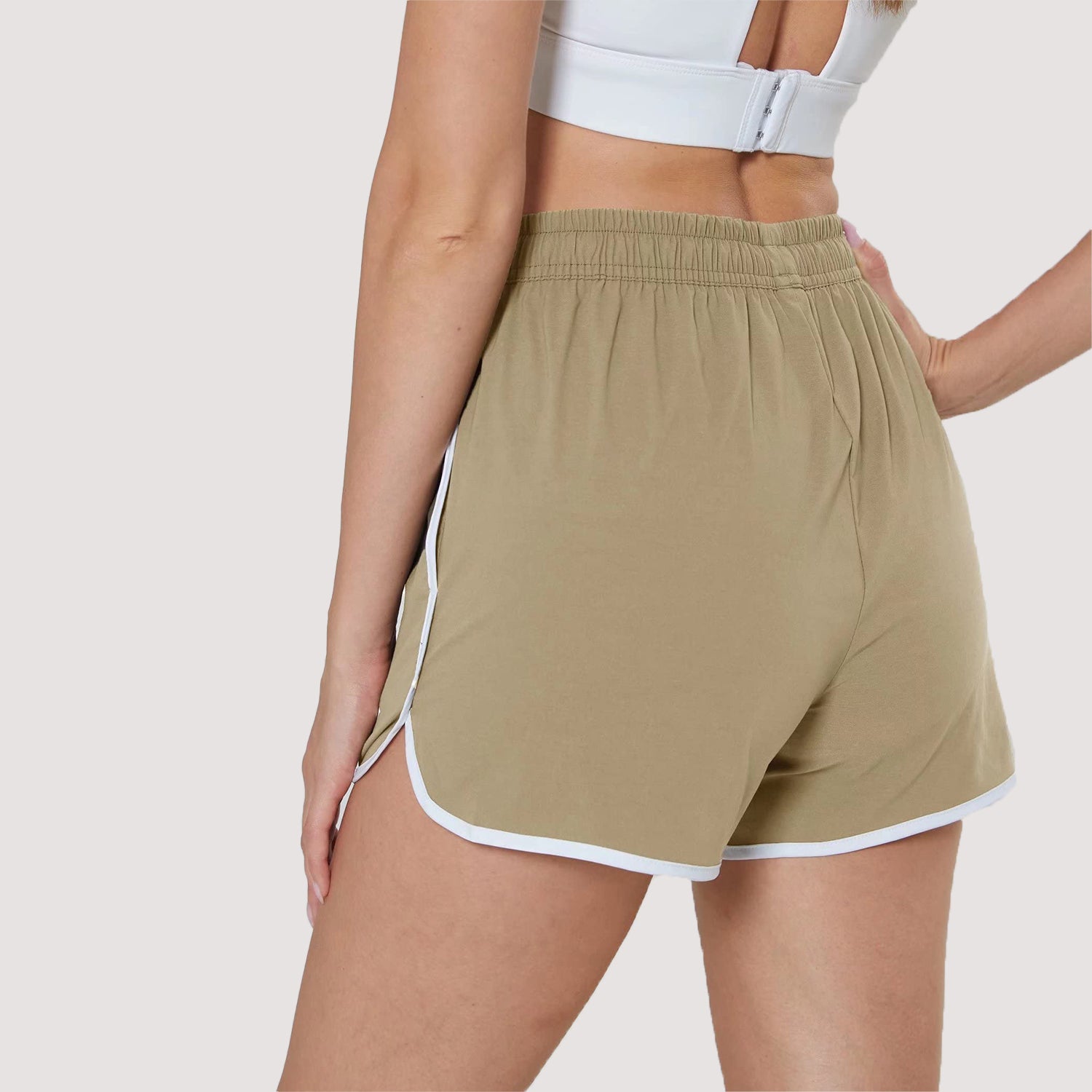 Women's Running Shorts with 2 Pockets Quick Dry Yoga Shorts - Image 7