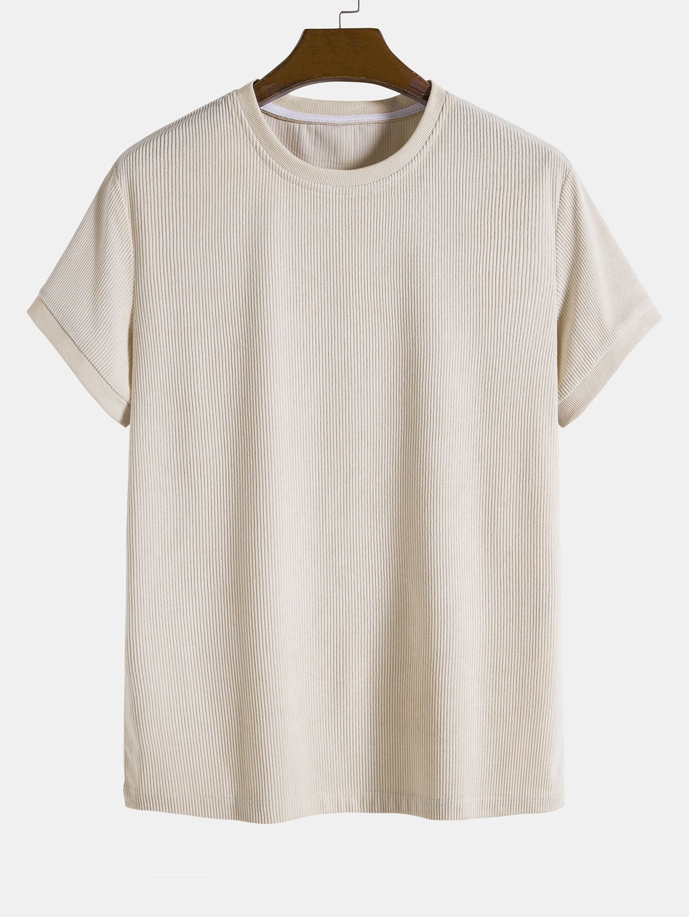 Stretch Corduroy Ringer T-Shirt & Corduroy Shorts - Image 2
