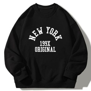 New York Print Relaxed Sweatshirt