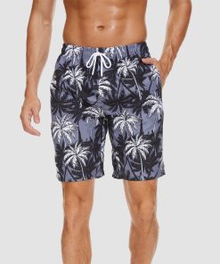 Alternative view of Swimming Trunks with Mesh Liner Quick Dry Funny Beachwear Shorts