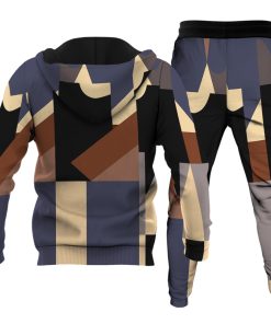 Alternative view of Men's Personalized Printed Hoodie Set 013