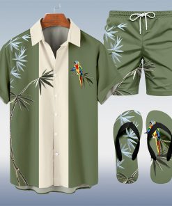 Alternative view of Men's Hawaii Vacations Print Shirt Three-Piece Set 053