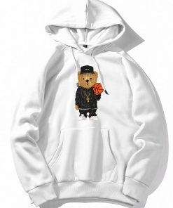 Alternative view of Basketball Bear Print Hoodie