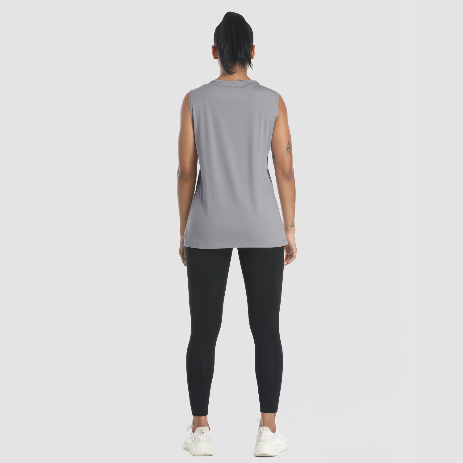Women's Sleeveless Workout Shirts Dry Fit Running Wicking Tank Tops Active Gym - Image 7