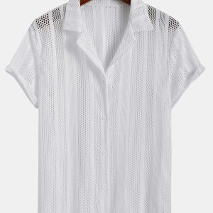 Mesh Textured Shirt