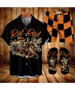 Alternative view of Suitmens Men's Spring Classic Car Shirt Three-Piece Set 073