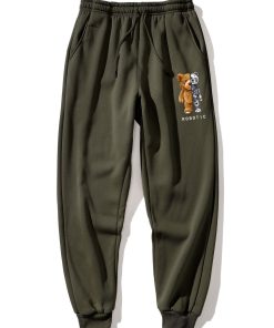 Alternative view of Robot Bear Print Jogger Pants