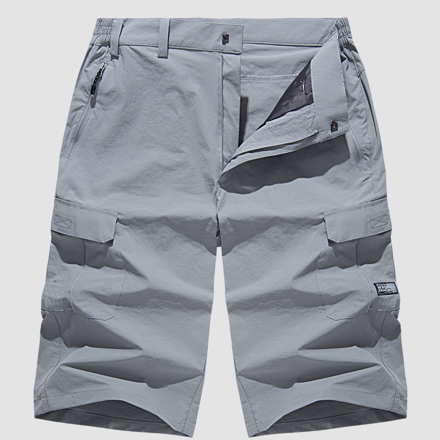 Men Knee Length Shorts Lightweight Thin Quick Dry Cargo Shorts - Image 9
