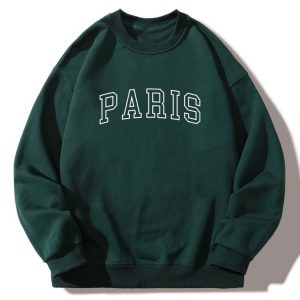 Paris Print Relaxed Sweatshirt