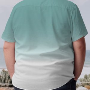 Men's Big Size Vacation Casual Hawaiian Short Sleeve Shirt 004