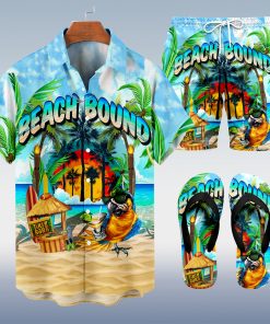 Alternative view of Suitmens Men's Tiki Party Hawaiian Vacation Print Three-Piece Set 027