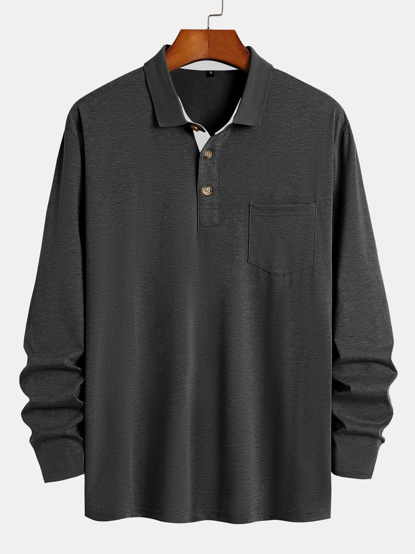 Long Sleeve Regular Fit Polo Shirt - Image 2