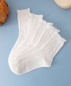 Alternative view of 5pairs Solid Crew Socks