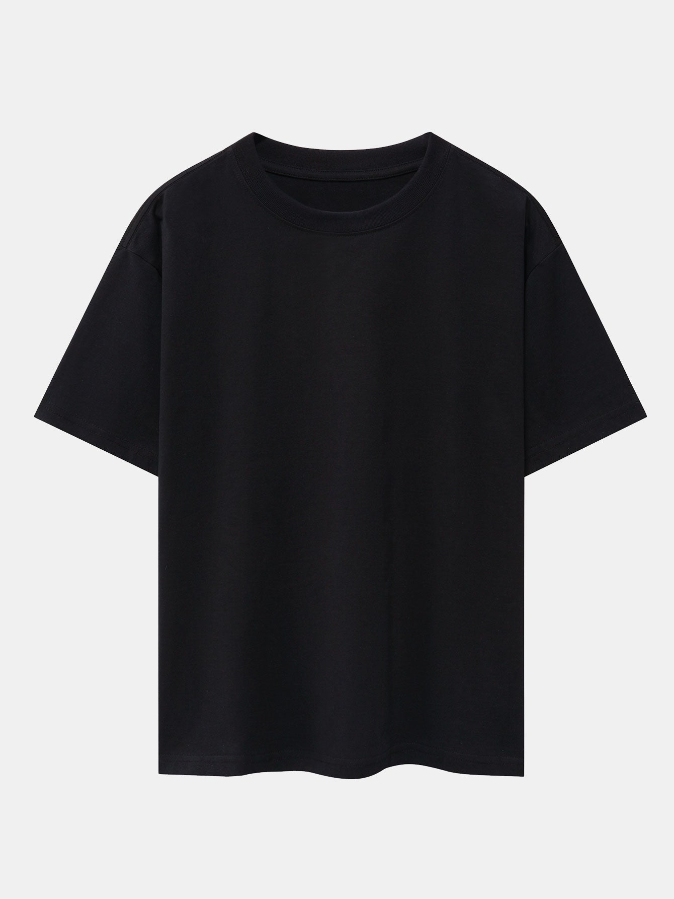 Heavy Weight Oversize T-Shirt & Loose Fit Drawstring Waffle Shorts - Image 4