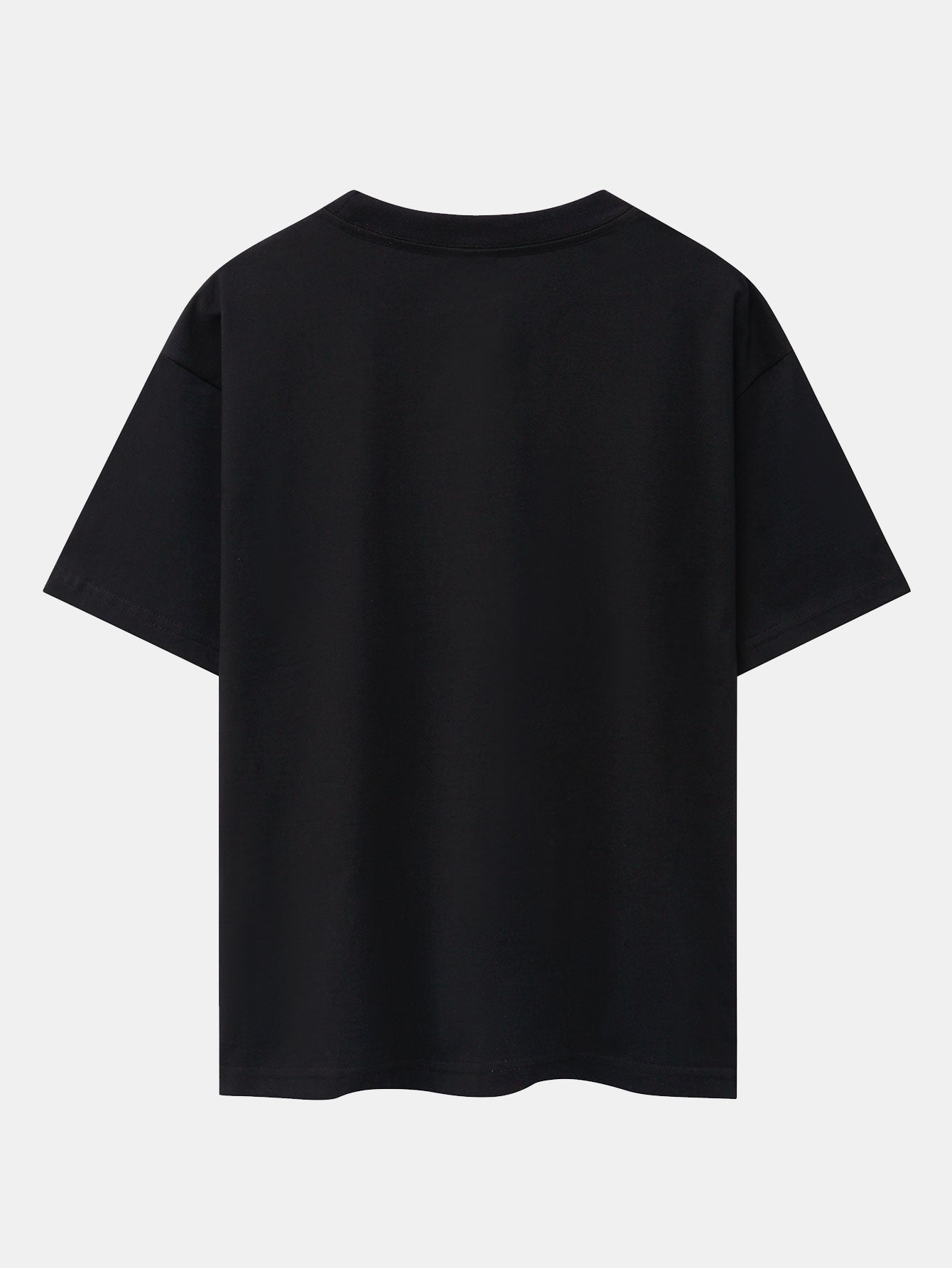 Heavy Weight Oversize T-Shirt & Loose Fit Drawstring Waffle Shorts - Image 6