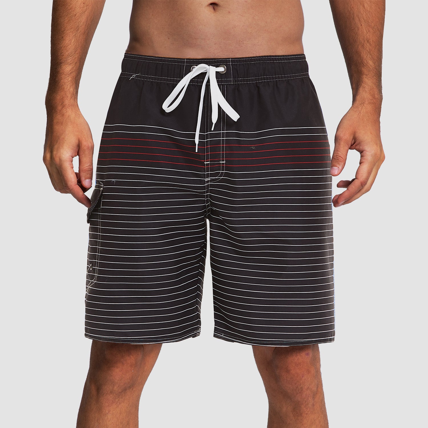 Men's Swimming Trunks with One Pocket Quick Dry Beach Shorts with Mesh Lining - Image 2