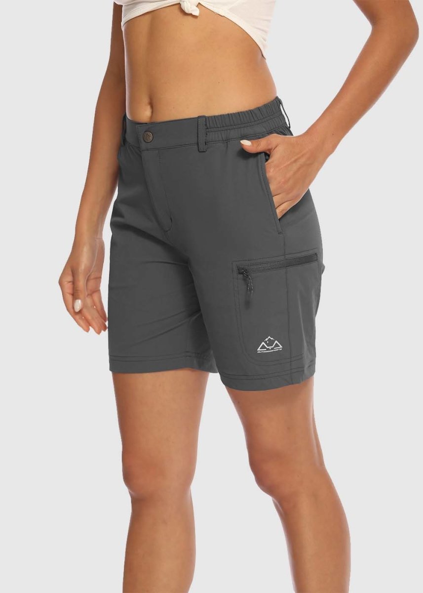 Women's Quick Dry Lightweight Stretchy Cargo Shorts - Image 3