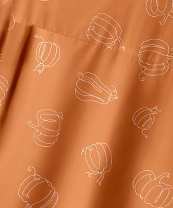 Alternative view of Thanksgiving Dinosaur Turkey Chest Pocket Short Sleeve Shirt