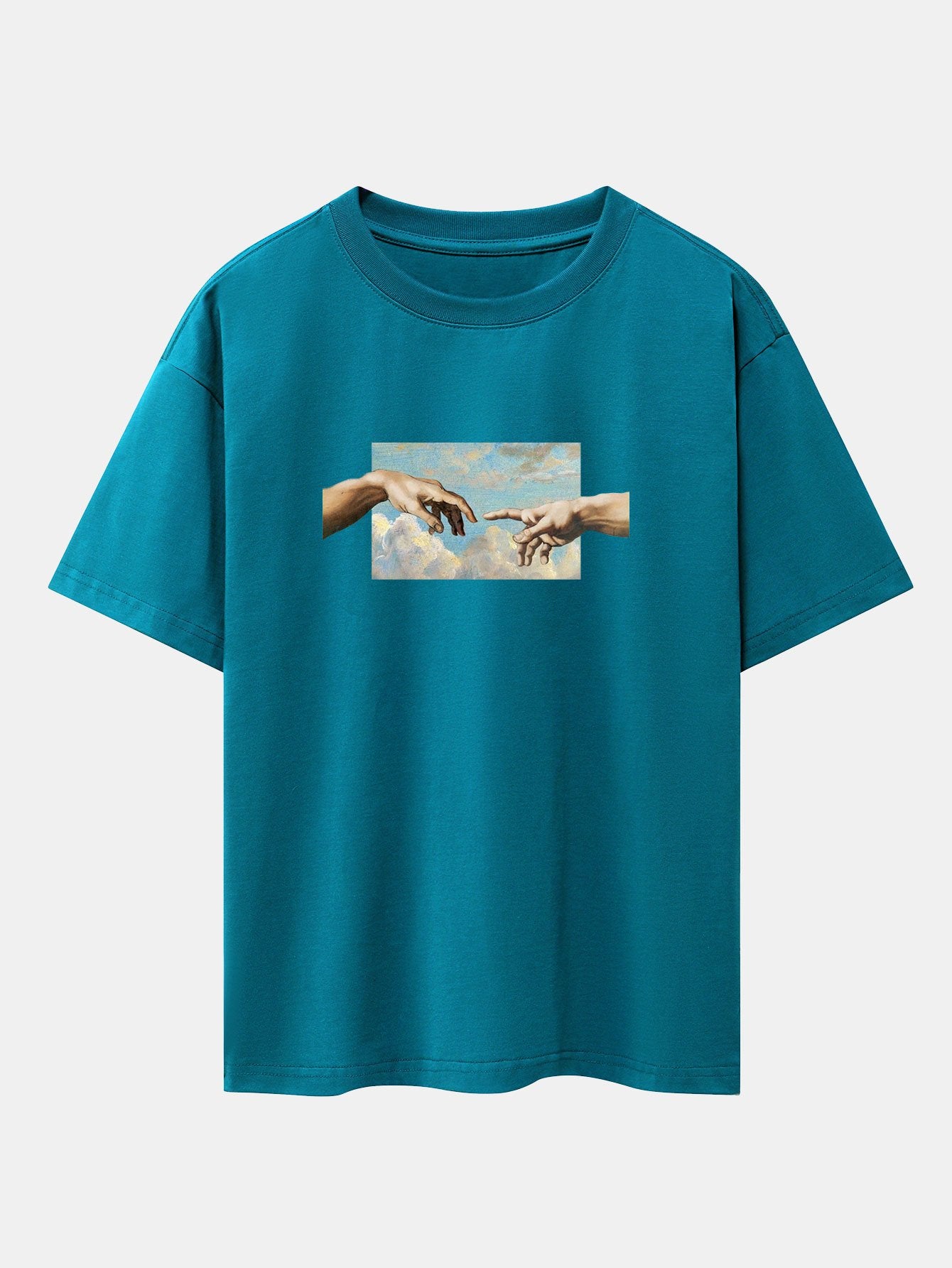 Create Adam Print Heavy Weight Oversize T-Shirt - Image 5