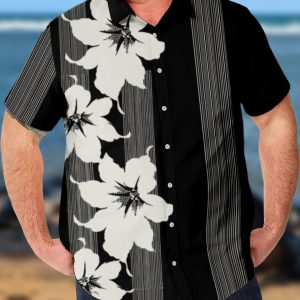 Men's Big Size Vacation Casual Hawaiian Short Sleeve Shirt 004