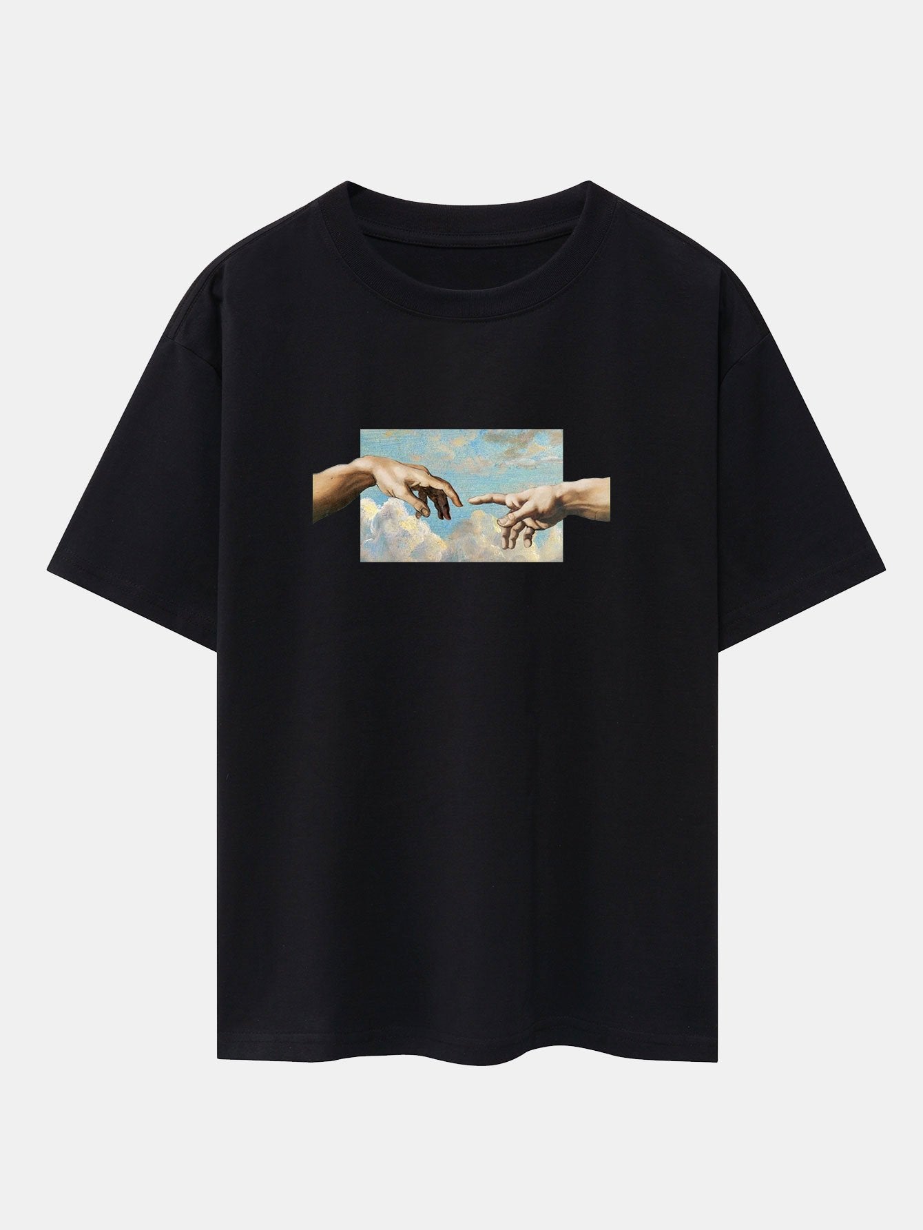 Create Adam Print Heavy Weight Oversize T-Shirt - Image 2