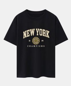 New York Varsity Print Heavy Weight Oversize T-Shirt