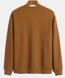 Alternative view of Ribbed Crew Sweatshirt